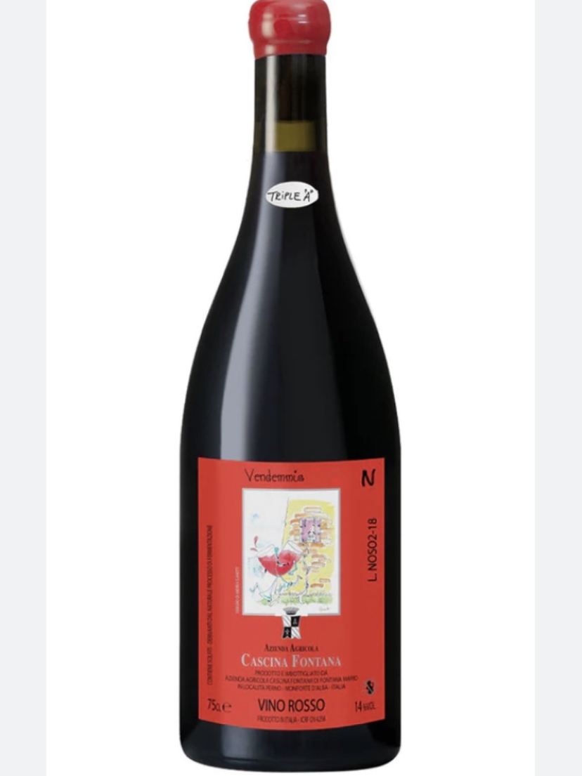 Vino Rosso Cascina Fontana Nebbiolo Triple A - immagine 2