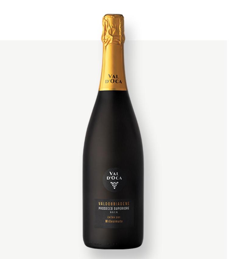Prosecco di Valdobbiadene Val D’Oca Millesimato extra dry